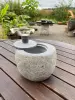 Product image 2 of the product “Small jar with separate lid, 18cm height, riverstone ”